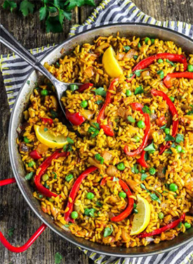 Home dallas paella party vegetarian